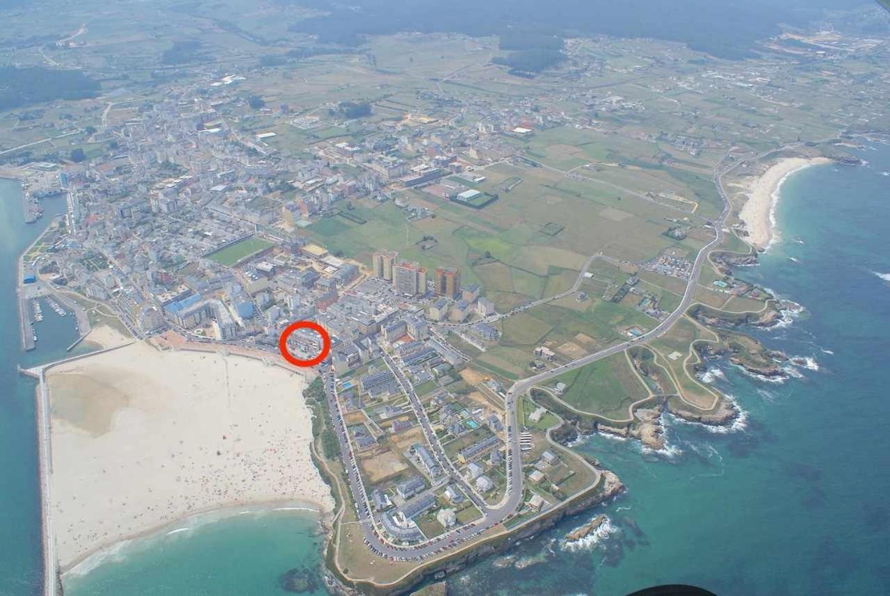 Vivienda En 1ª Linea De Playa Rapadoira Foz Apartment Exterior photo
